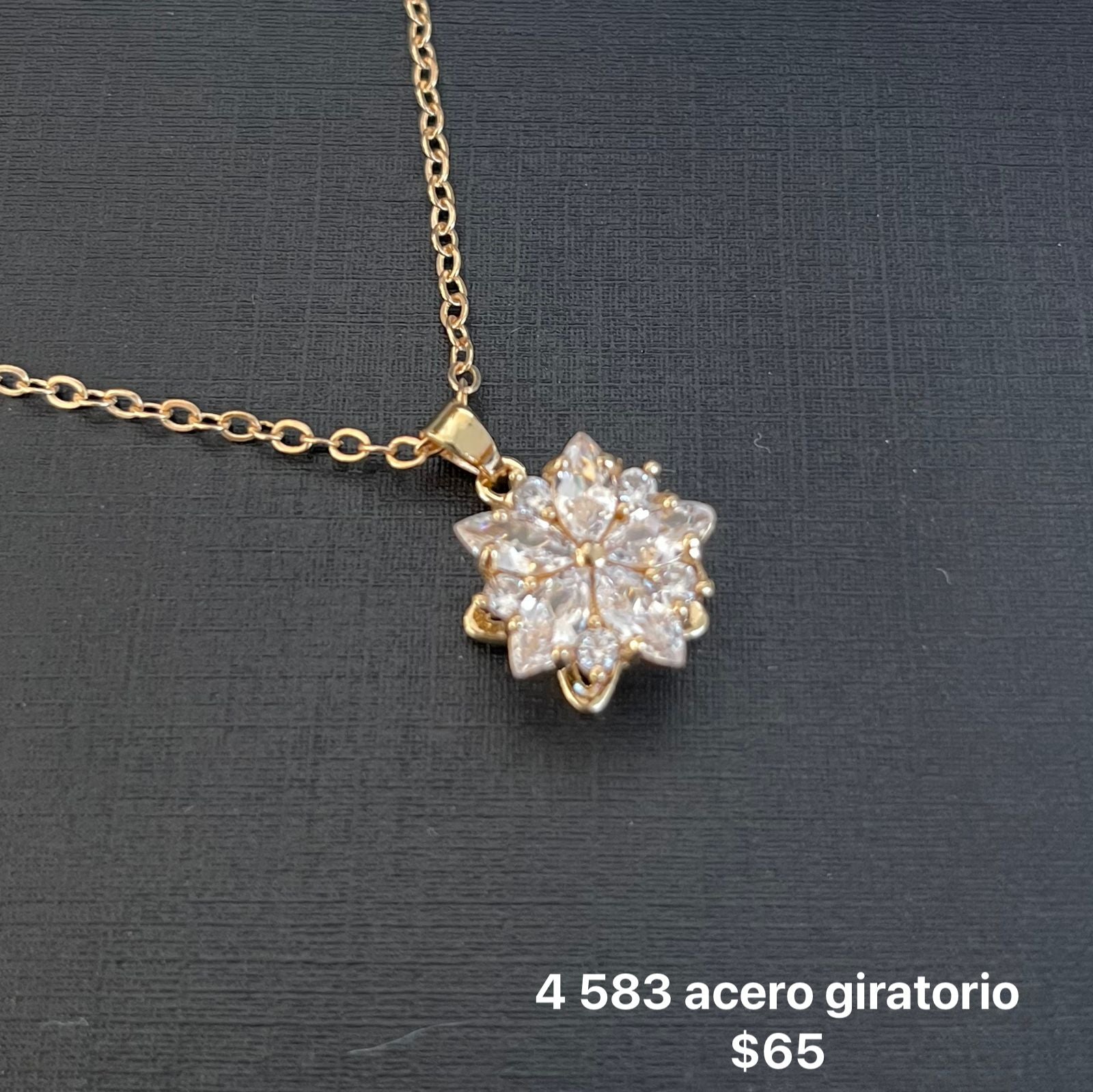 Collar acero giratorio