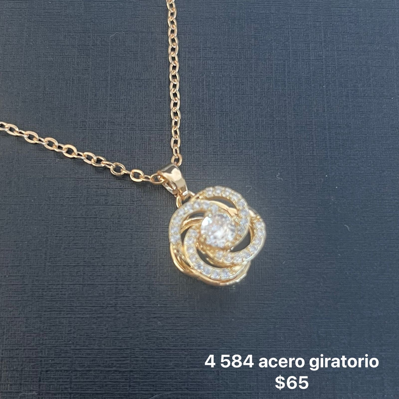 Collar acero giratorio