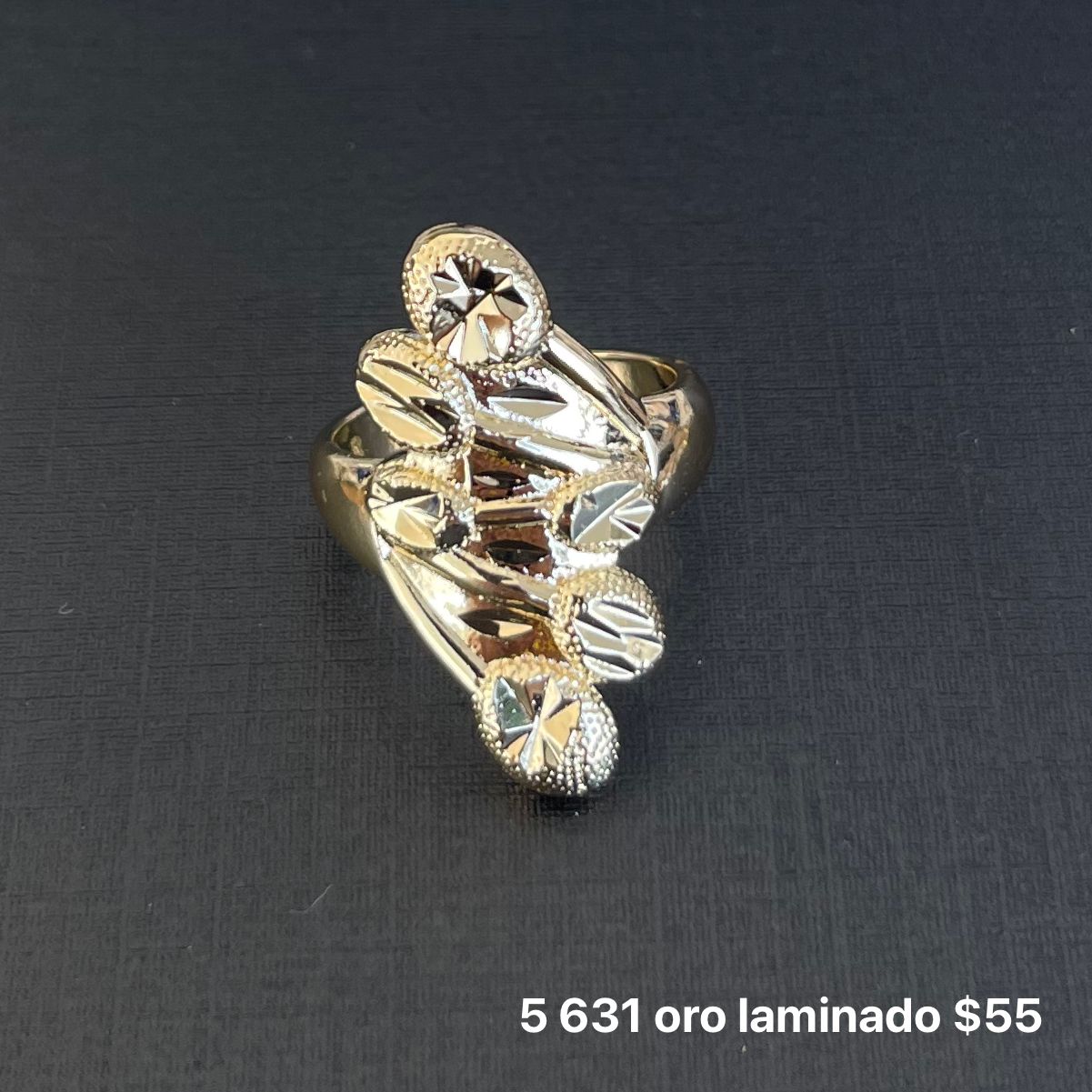 Anillo oro laminado