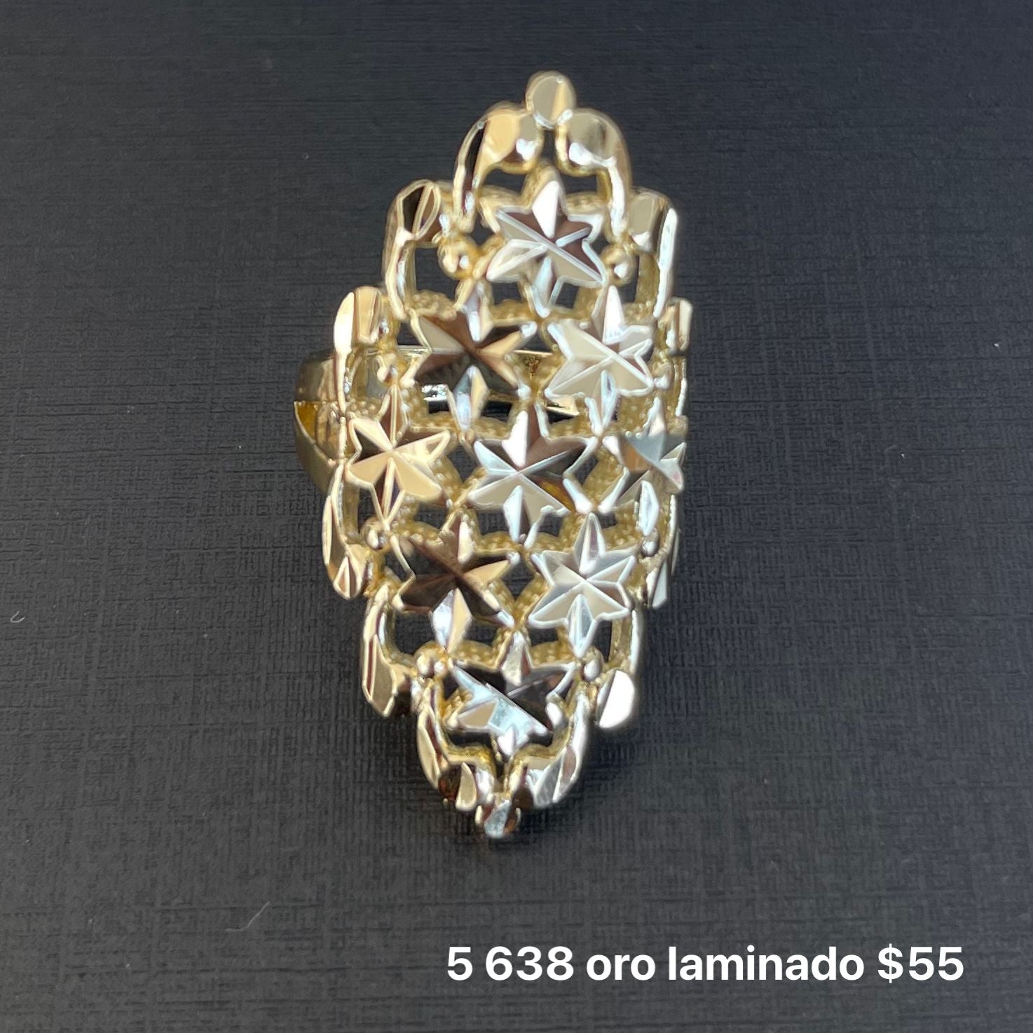 Anillo oro laminado