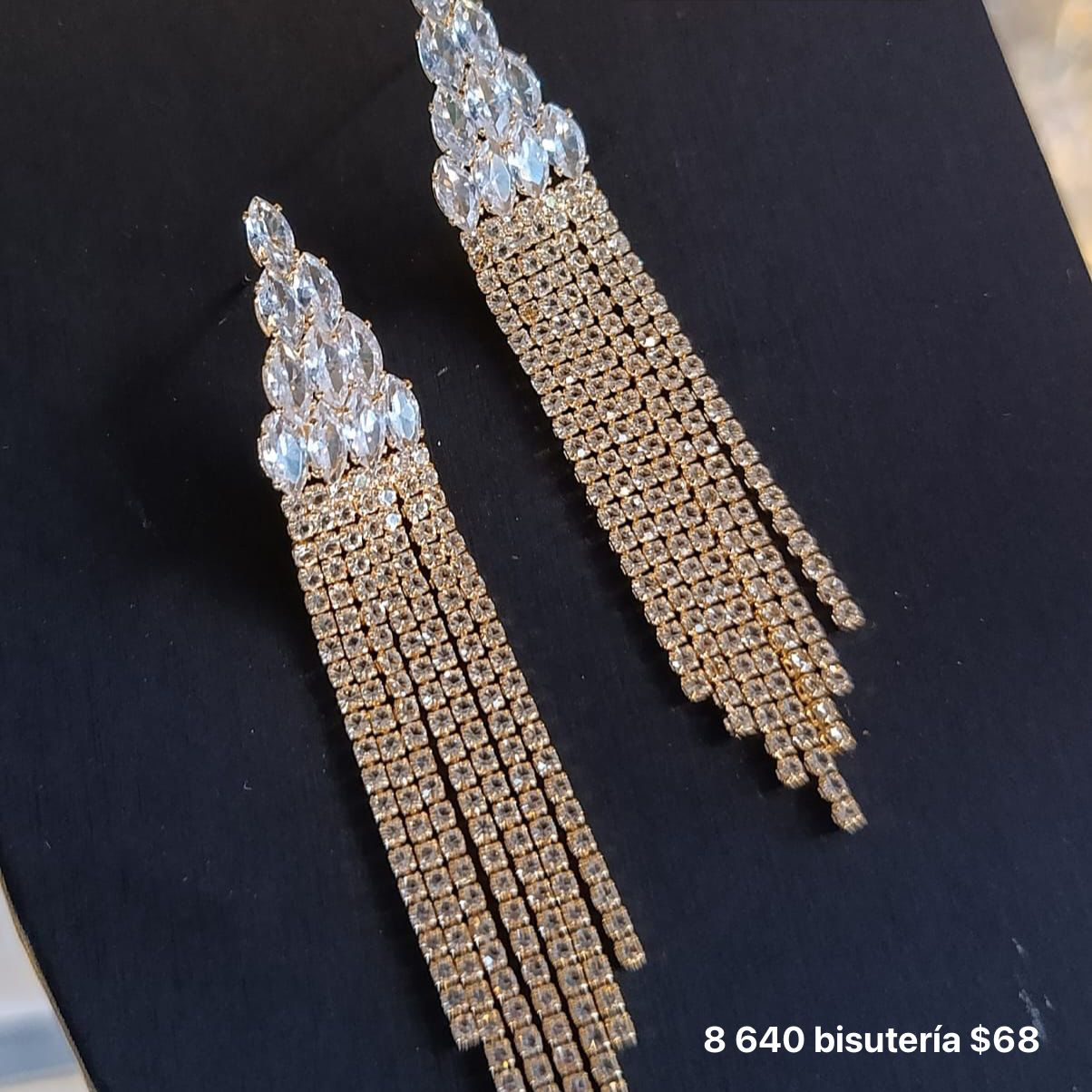Aretes con cristal