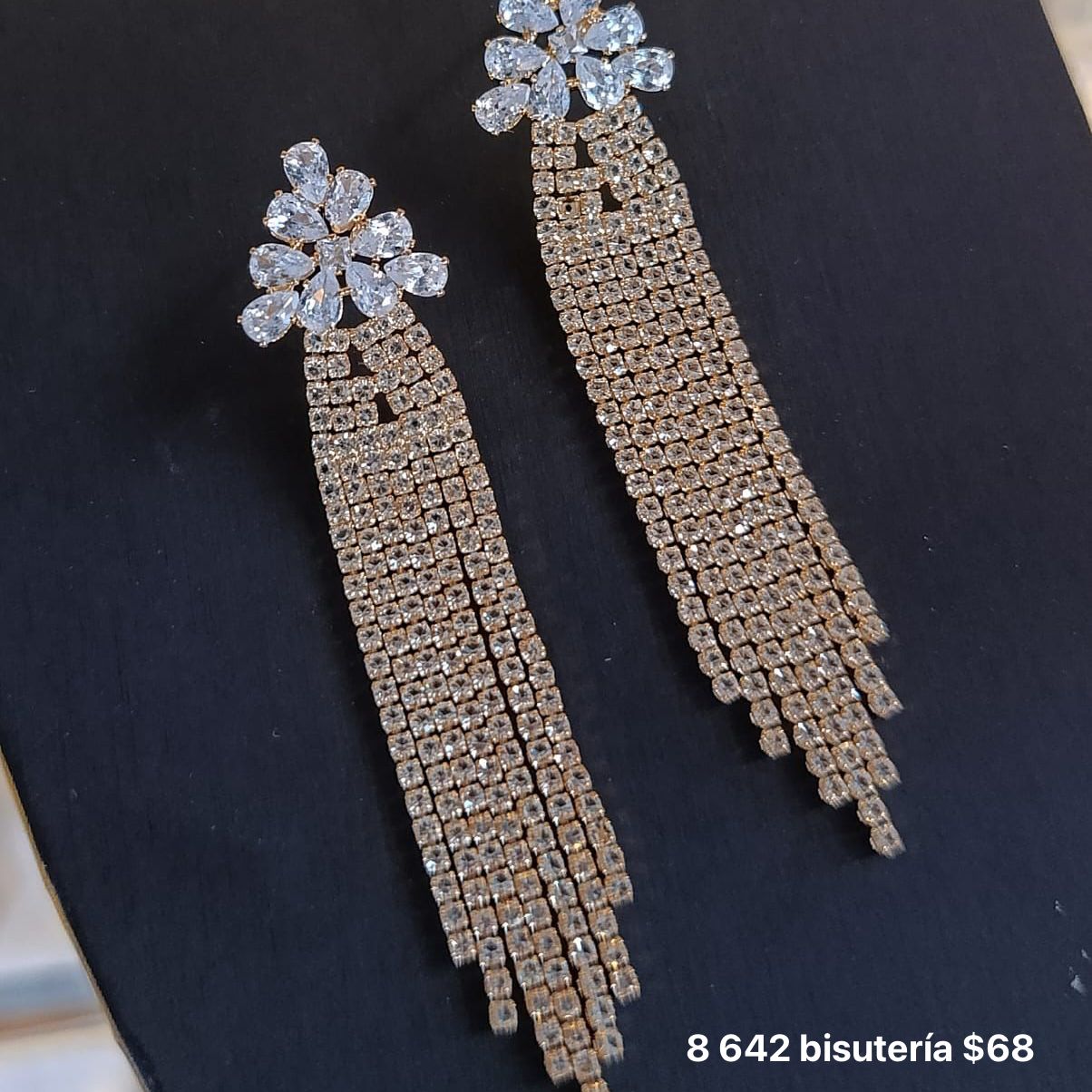 Aretes con cristal