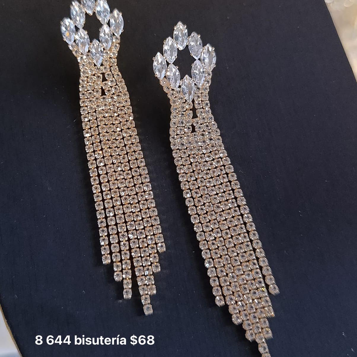 Aretes con cristal