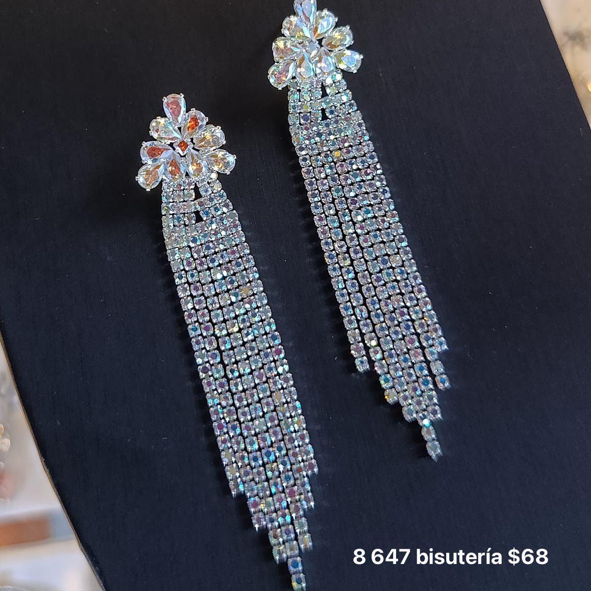 Aretes con cristal