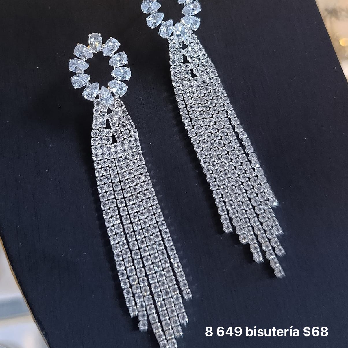 Aretes con cristal