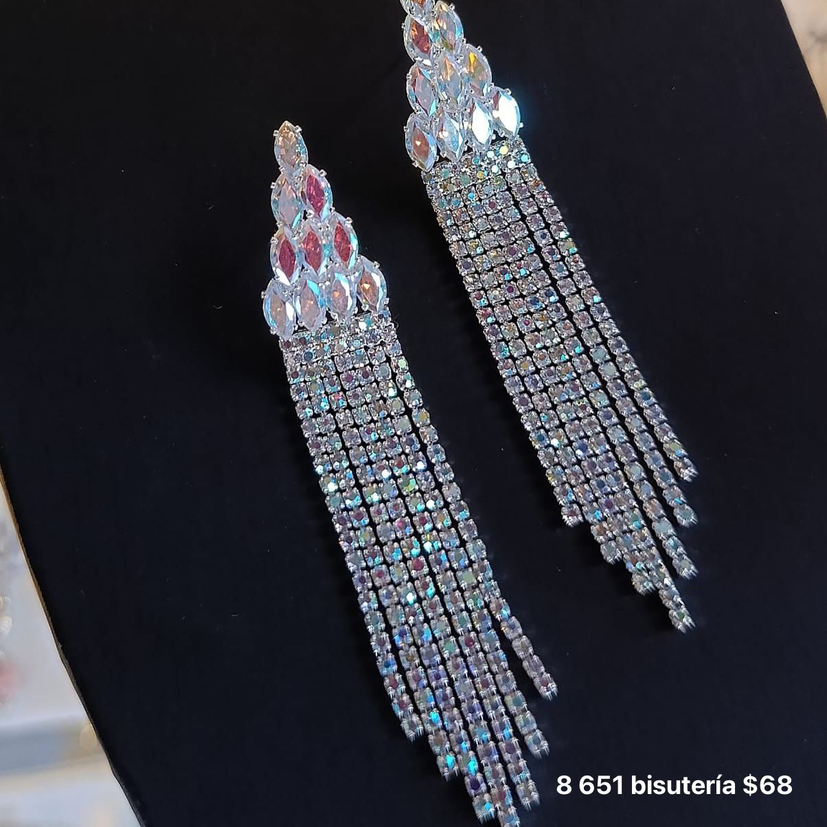 Aretes con cristal
