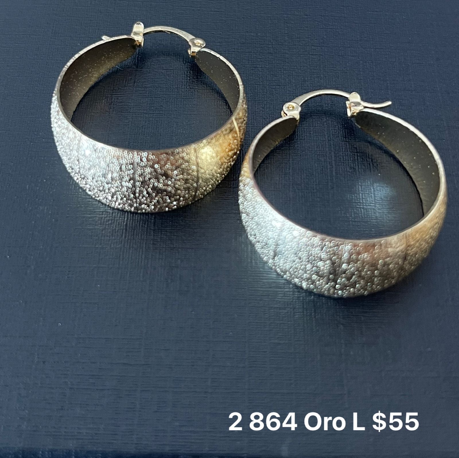 Arracadas oro laminado