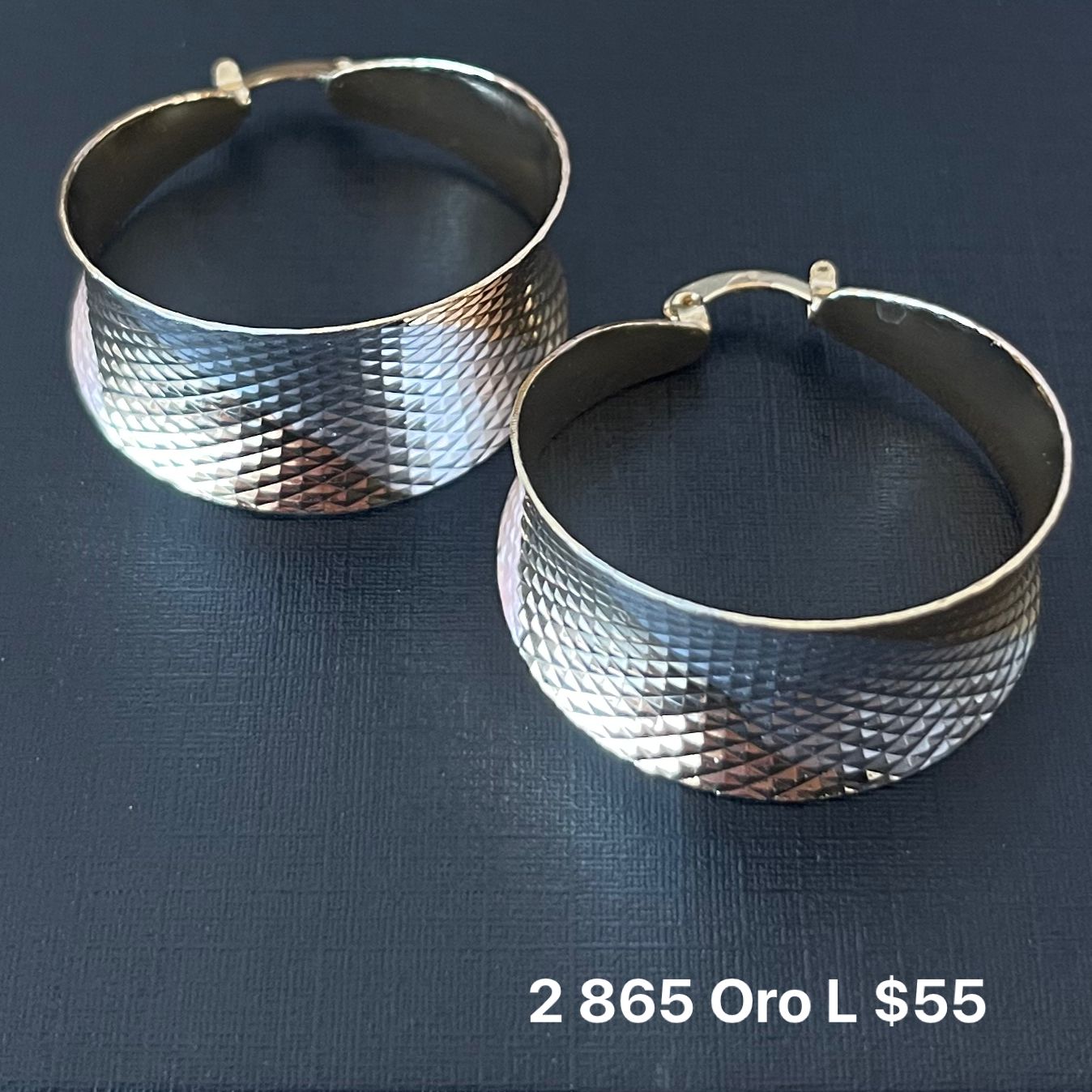 Arracadas oro laminado