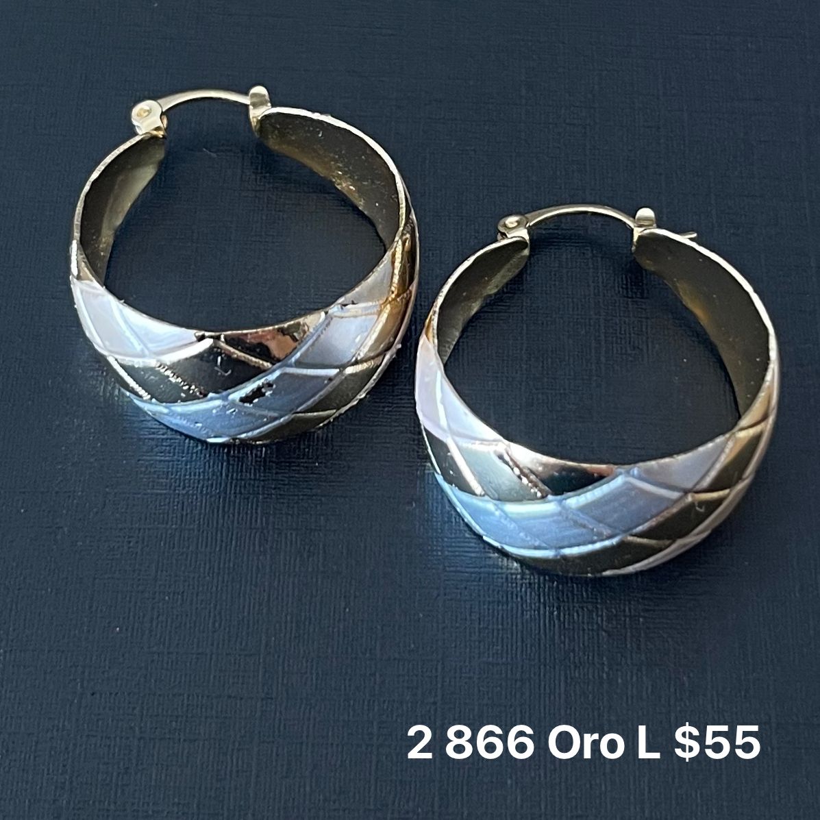 Arracadas oro laminado