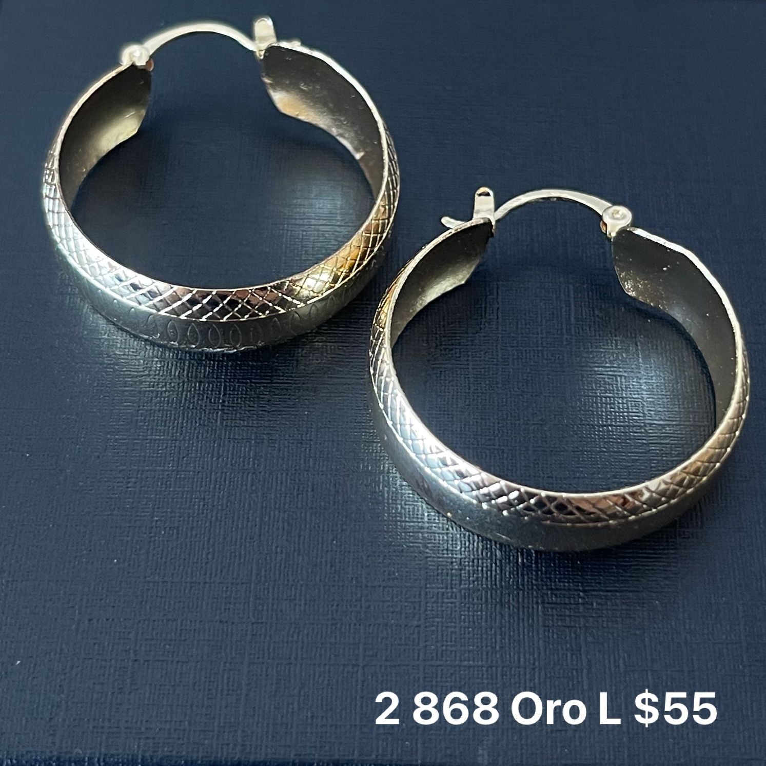 Arracadas oro laminado