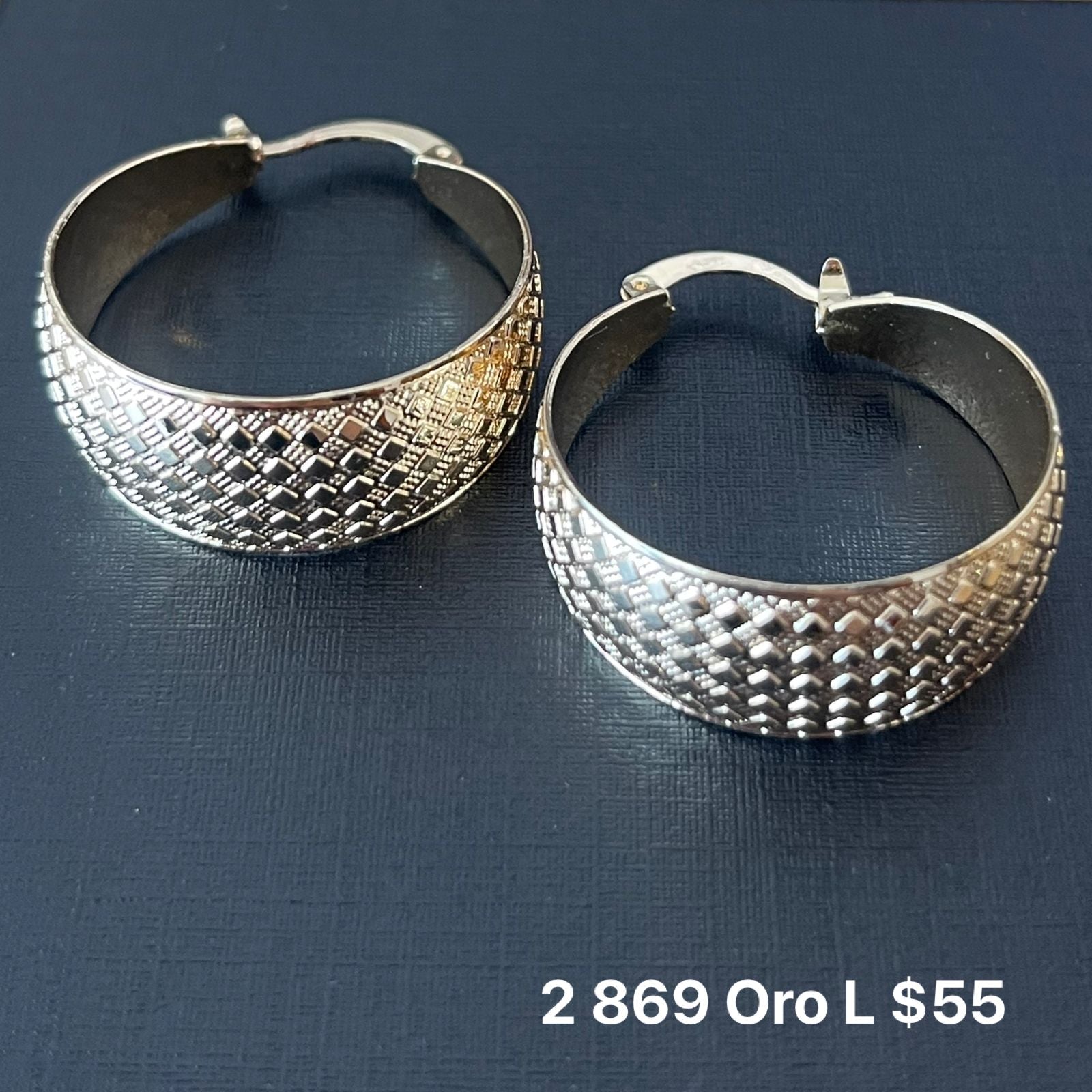 Arracadas oro laminado